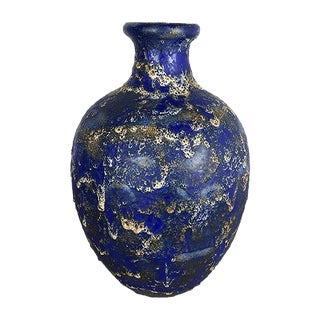 Vintage Fat Lava 837 Floor Vase from Ruscha, 1970s For Sale