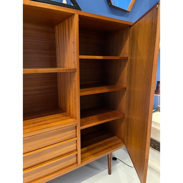 1960s Vintage Danish Highboard, 1960s For Sale - Image 5 of 18