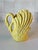 Vintage Chartreuse Stoneware Swan Vase For Sale - Image 4 of 15