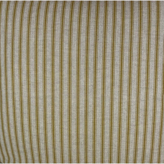 20" Square Decorative Throw Pillow Featuring a Pattern Made Up of Stately Bees in Flight - Made in the U K For Sale - Image 11 of 11