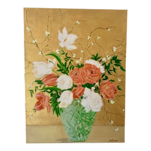 “Quince” Contemporary Impressionist Style Still Life Acrylic Painting