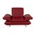 Leather Armchair in Red with Manual Function by Koinor Rossini For Sale - Image 16 of 17