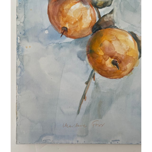 Marilene Foxx Pucker Fruit Botanical Watercolor For Sale - Image 4 of 8