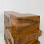 Brown Italian Art Deco Wooden and Metal Table Clock, 1930s For Sale - Image 8 of 15