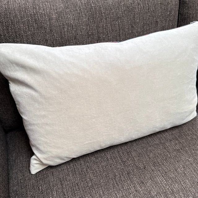 Persian Pottery Barn Dara Lumbar Pillows, Pair For Sale - Image 3 of 12
