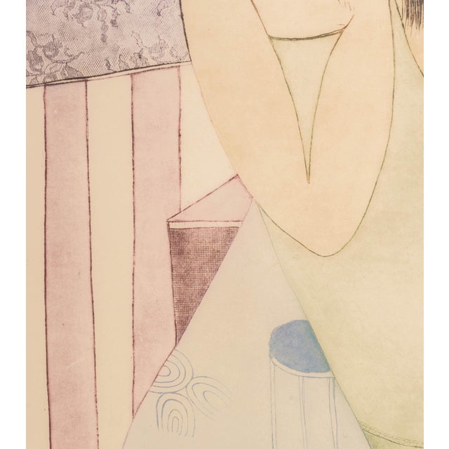 Eng Tay "Makeup" Etching in Colors, 1987 For Sale In New York - Image 6 of 10