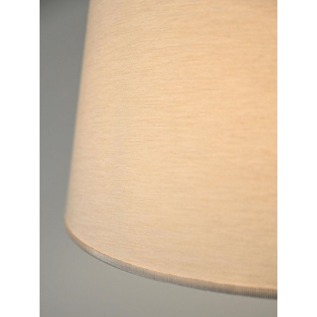 White Scandinavian Tripod Floor Lamp in White Lacquered Wood, 1950s For Sale - Image 8 of 10