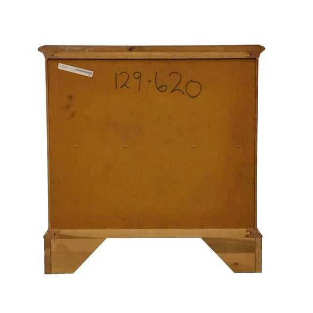 Drexel Heritage Yorkshire Collection Solid Yew Traditional Style 26" Two Drawer Nightstand 129-620 For Sale - Image 11 of 14