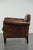 1990s Vintage Art Deco Sheepskin Armchair For Sale - Image 5 of 14