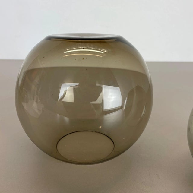 Turmalin Ball Vases attributed to Wilhelm Wagenfeld for WMF, Germany, 1960s, Set of 2 For Sale - Image 15 of 18