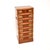 Antique Military Campaign Style Chest of Drawers in Yew Wood, 1950 For Sale - Image 10 of 10