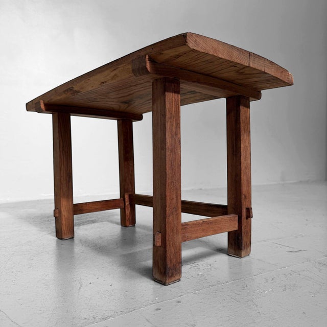 Antique Japanese Low Wooden Table, 1897 For Sale - Image 6 of 10