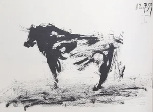 1980s "Toros y Toreros 14b" Lithograph After Pablo Picasso