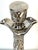 Early 20th Century Large Art Nouveau Silver Overlay Grapevine Decanter , Alvin Silver Co. For Sale - Image 4 of 14