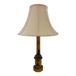 Charles X Painted Tole Lamp For Sale