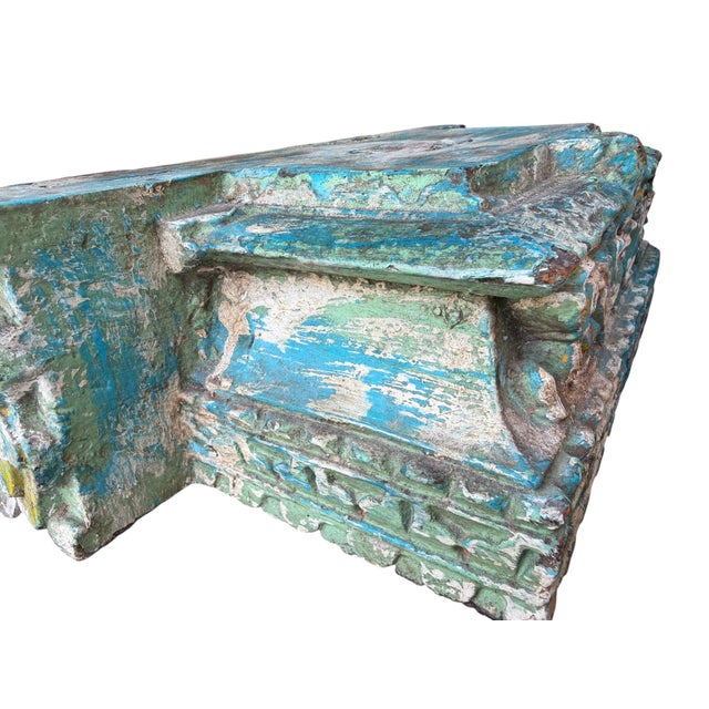Vintage Architectural Salvage Wall Shelf Mirrors – Pair For Sale - Image 11 of 14