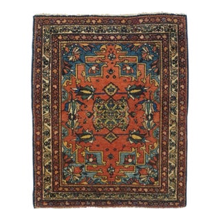 Antique Sarouk Rug 1'11'' x 2'6'' For Sale