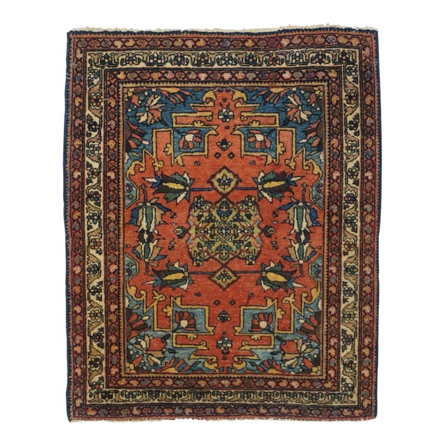 Antique Sarouk Rug 1'11'' x 2'6'' For Sale
