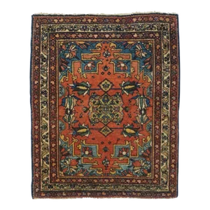 Antique Sarouk Rug 1'11'' x 2'6''