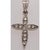 Modern 18 Karat White Gold Cross Diamond Pendant 0.18 Total Diamond Weight For Sale - Image 3 of 6