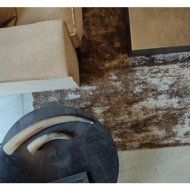 Contemporary Stone Bronze Isola 600 Coffee Table by Disain1971 For Sale - Image 3 of 9