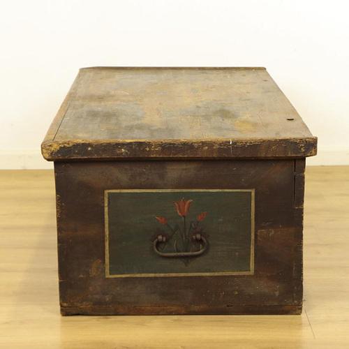 Folk Art Bridal Box For Sale - Image 3 of 12
