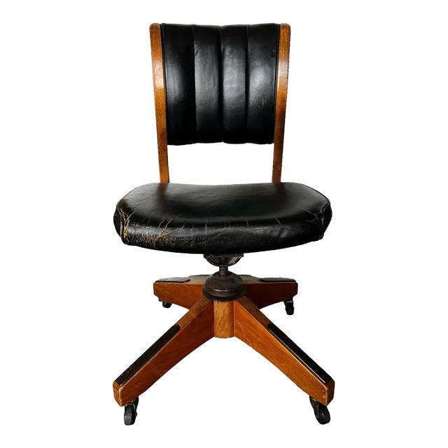 1950s Gunlocke Office Chair For Sale