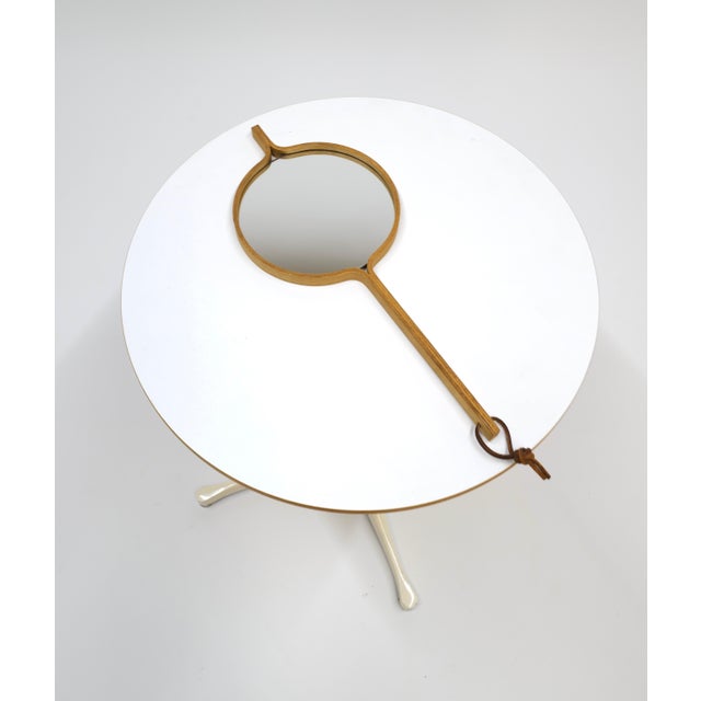Handheld White Oak Mirror by Jørgen Gammelgaard For Sale In Oklahoma City - Image 6 of 12