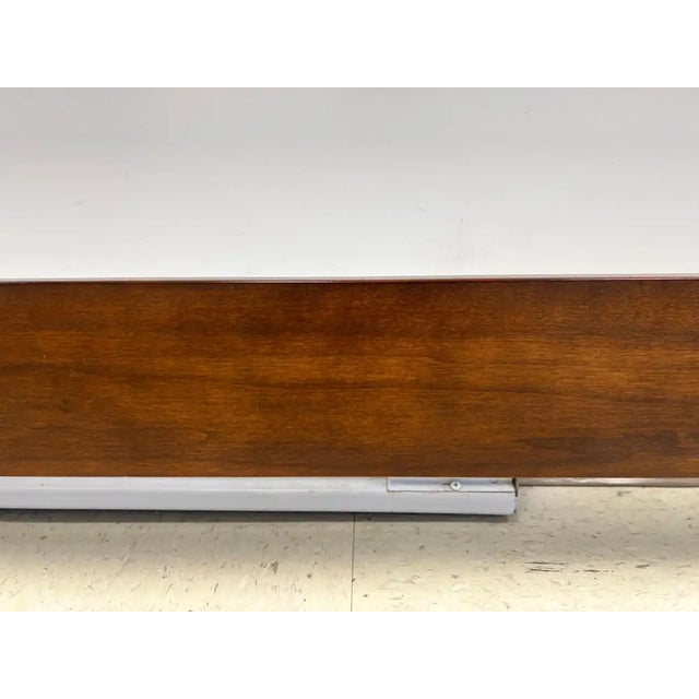 Baker Furniture Chippendale Style Carved Mahogany Queen Pierced Splat Headboard For Sale - Image 12 of 16