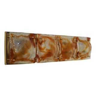 Wall Lights by Toni Zuccheri for A.V. Mazzega, 1970s, Set of 4 For Sale