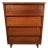 Mid 20th Century Modern Cherry Highboy Dresser by Bassett, Attributed For Sale