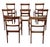 Antique fine quality set of 8 (6 + 2) edwardian / art nouveau dining chairs – c.1905 a fine and highly attractive set of...