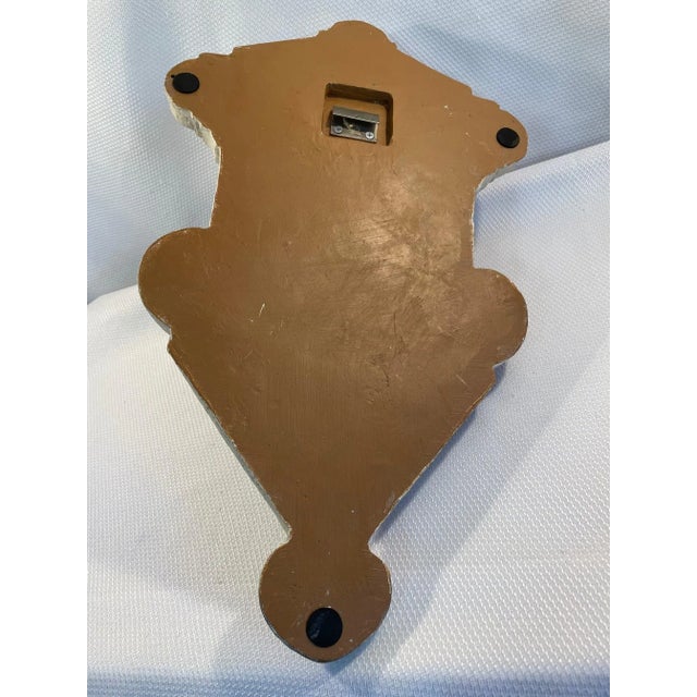 Vintage Late 20th Century Outdoor Garden Ornament Shelf Bracket Bust For Sale - Image 12 of 12