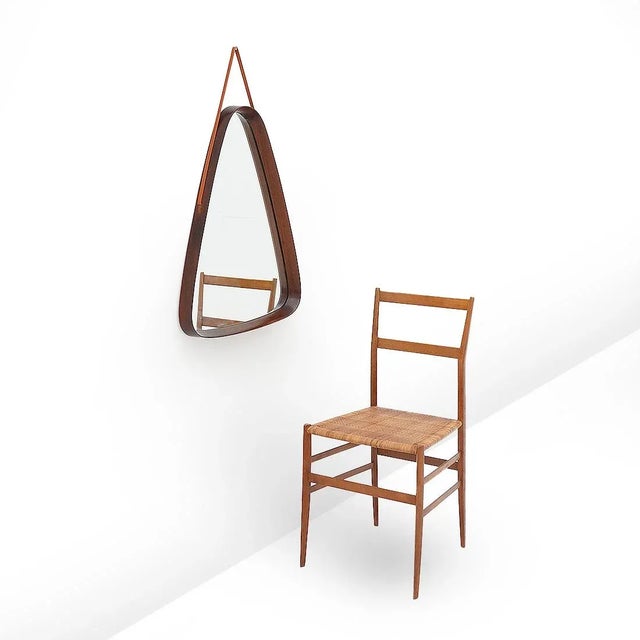 Vintage Mirror with Teak Frame, 1960s For Sale - Image 14 of 15