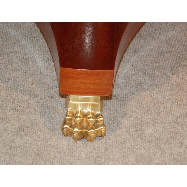 Pedestal Table with Claw Feet, 1940s For Sale - Image 4 of 12