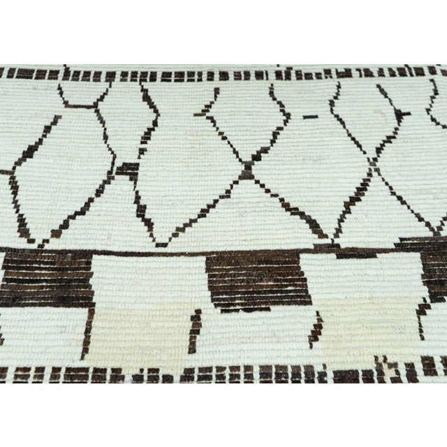Turkish Tulu Handmade Rug 7'9" x 10'4" #19349 For Sale - Image 4 of 8