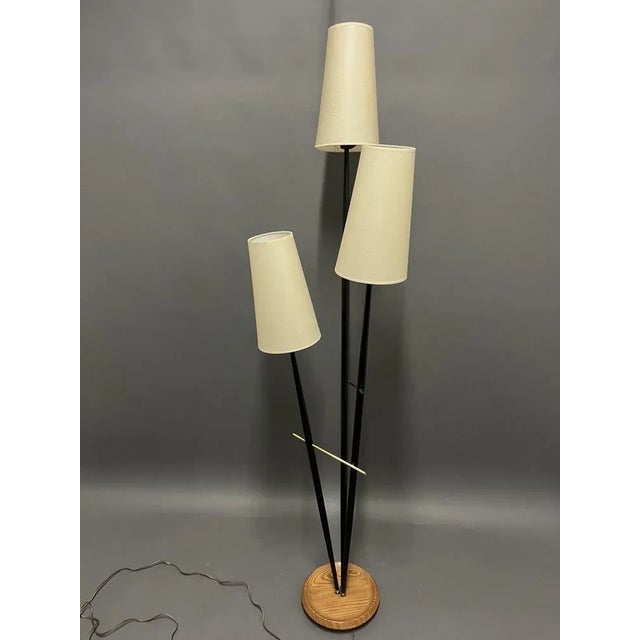 Metal Floor Lamp, France, 1950s For Sale - Image 7 of 8