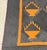 20Thc Amish baskets quilt in a polished cotton back round with wool pumpkin colored baskets. This very rare & most unusual...