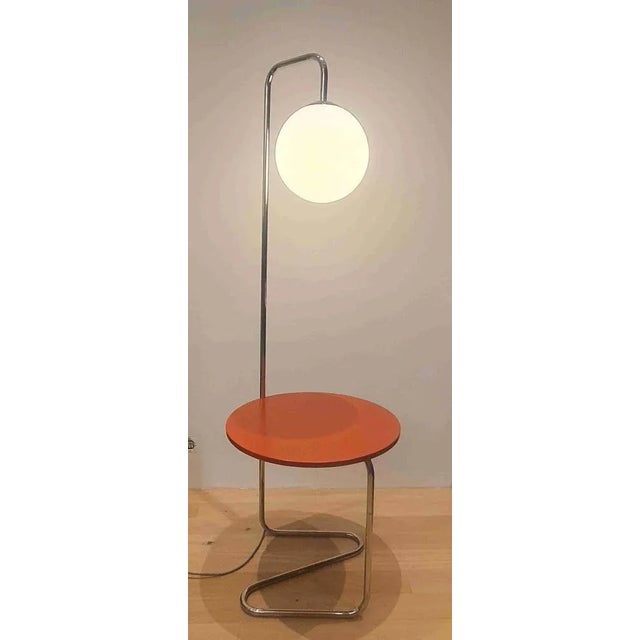 Floor Lamp by Hynek Gottwald, Brandys Nad Orlici, in Flawless conditions. Designed 1920 to 1949 European Plug (up to...