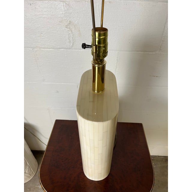 Vintage Enrique Garcel Tessellated Table Lamp For Sale In New York - Image 6 of 7