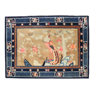 Zabihi Collection Chinese Batou Pictorial Rug