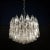 Vintage murano polyhedron chandelier. Venini style, 1960s. Maestrale polyhedron chandelier, with diameter 50 cm and height...
