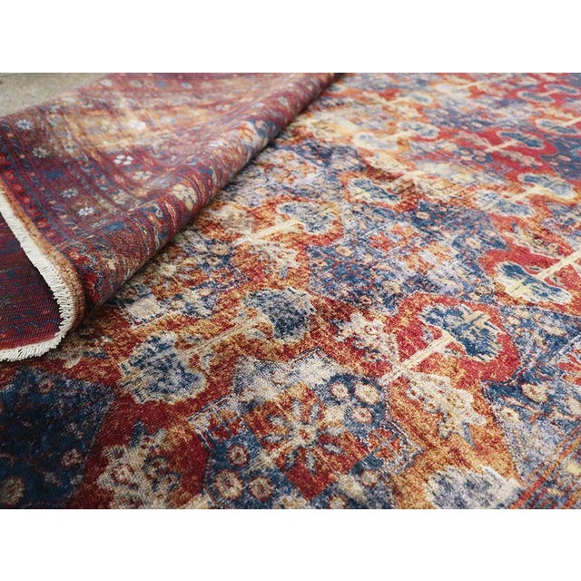 Textile Galerie Shabab Collection Mid-20th Century Central Asian Silk Turkoman Tribal Accent Rug For Sale - Image 7 of 7