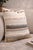 Contemporary Rust & Indigo Textured Stripe Embroidered Cushion Cover 50 X 50 CMS Set of 2 For Sale - Image 3 of 4