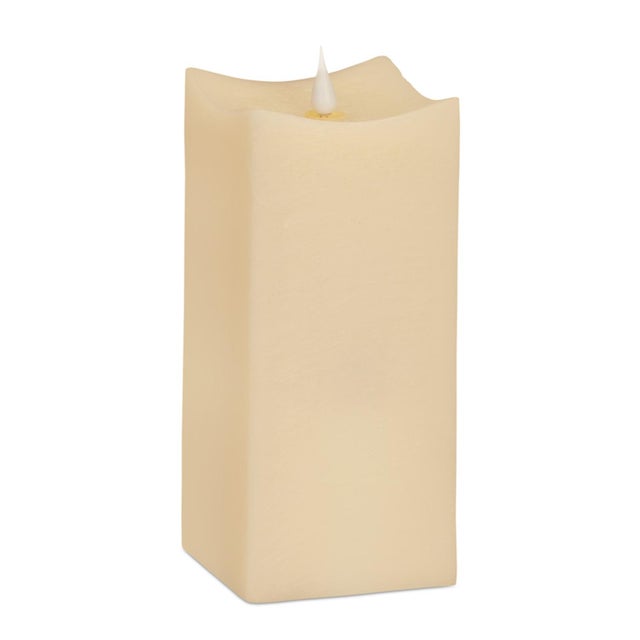 Create a warm and inviting atmosphere with the Simplux LED Squared Candle Set. Featuring a realistic moving flame effect,...