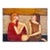 Contemporary Figurative Oil Large Painting "Confidantes" by Sonia Gold For Sale
