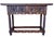 20th Century Catalan Spanish Carved Wood Console Table For Sale - Image 9 of 14