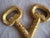 18th Century Pair of Italian Gilded Carved Wood Keys of St Peter For Sale - Image 4 of 6