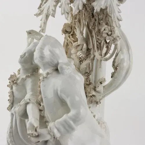 Sculptural Group in Porcelain from Capodimonte Factory For Sale - Image 9 of 11
