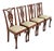 Henredon Style Georgian Carved Mahogany Dining Chairs, Set of Four For Sale